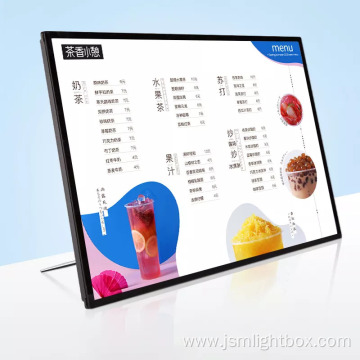 New Design Glass Super Slim Advertising Light Box